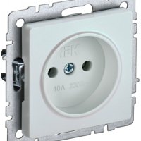 Механизм розетки 1-ая без заземления жемчуг IEK Brite