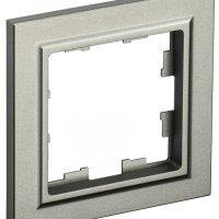 Рамка 1-ая шампань IEK Brite (10/100)