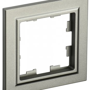 Рамка 1-ая шампань IEK Brite (10/100)