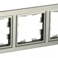 Рамка 3-ая шампань IEK Brite (10/100)