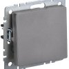 Выкл 1кл механизм сталь IEK Brite (10/100)
