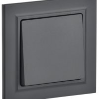 Выкл 1кл графит IEK Brite (10/100)