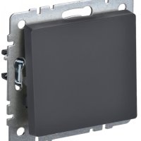 Механизм выключателя 1кл проходной графит IEK Brite