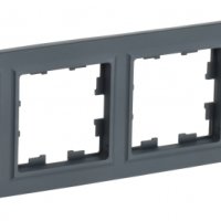Рамка 4-ая графит IEK Brite