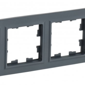 Рамка 4-ая графит IEK Brite