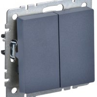 Механизм выключателя 2кл маренго IEK Brite