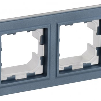 Рамка 2-ая IP44 маренго IEK Brite