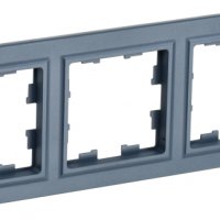 Рамка 3-ая маренго IEK Brite (10/100)