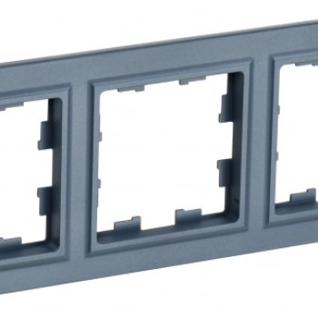 Рамка 3-ая маренго IEK Brite (10/100)