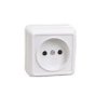 Розетка IEK Октава 1-ая белый б/з (36/432)