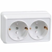 Роз. IEK Октава 2-ая белый с/з шторки (18/216)