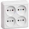 Розетка IEK Октава 4-ая белый б/з (20/192)