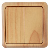 Выключатель IEK Октава 2кл. сосна (36/432)