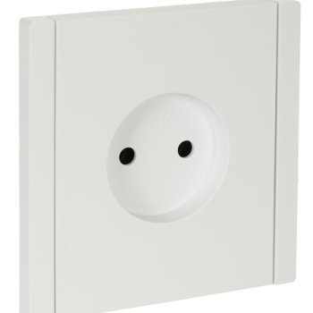 Роз. 1-ая без з/к без з/ш в/к 10А FP218 белый IEK FORTE&PIANO (1/100)