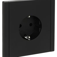 Роз. 1-ая с з/к без з/ш в/к 16А FP116 черный IEK FORTE&PIANO (1/100)