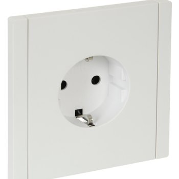 Роз. 1-ая с з/к без з/ш в/к 16А FP216 белый IEK FORTE&PIANO (1/100)