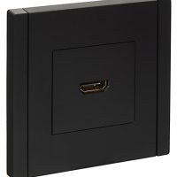 Роз. HDMI FP140 черный IEK FORTE&PIANO (1/100)