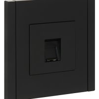 Роз. комп. RJ45 кат.5E FP132 черный IEK FORTE&PIANO (1/100)