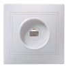 Розетка IEK Кварта RJ45 белая (10/200)