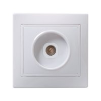 Розетка GENERICA Кварта TV белый (10/200)