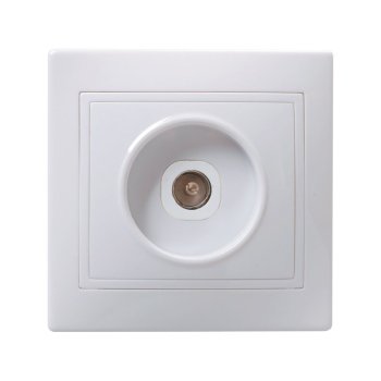 Розетка GENERICA Кварта TV белый (10/200)