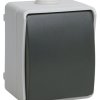 Выключатель IEK Форс 1кл. кнопочный IP54 (10/100)