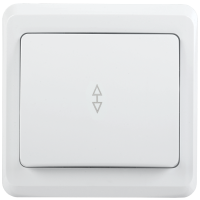 Выключатель IEK Вега 1кл. белый проходной (50/200)