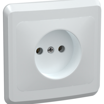 Розетка IEK Вега 1-ая белый б/з (50/200)