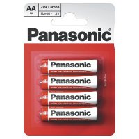 Батарейка Panasonic R 6 (4*Bl) Zinc (48/240)