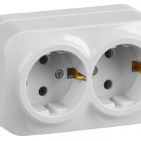 Роз. IEK Glory 2-ая белый с/з РС22-3-ХБ (18)