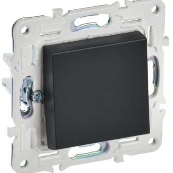 Выкл 1кл механизм черный IEK Skandy (10)