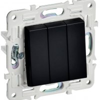 Выкл 3кл механизм черный IEK Skandy (10)