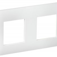 Рамка 2-ая арктический белый IEK Skandy (10)