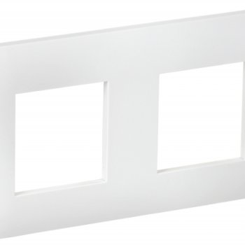 Рамка 2-ая арктический белый IEK Skandy (10)
