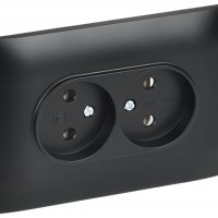 Роз. 2-ая б/з черный IEK Skandy (10)