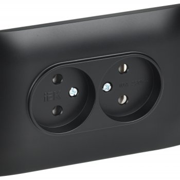 Роз. 2-ая б/з черный IEK Skandy (10)