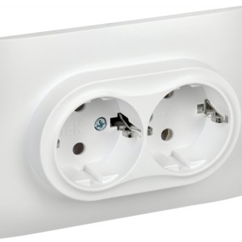 Роз. 2-ая с/з арктический белый IEK Skandy (10)