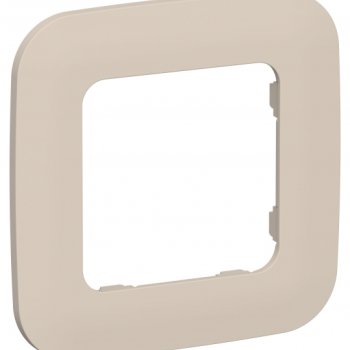 Рамка 1-мест. РУ-1-А-ФлЛ льняной IEK FLITE (20/200)