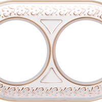 Рамка Werkel Ретро белое золото 2-ая (5)