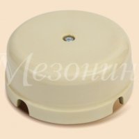 Коробка Мезонинъ D80x33 слоновая кость IP20 ретро (96)