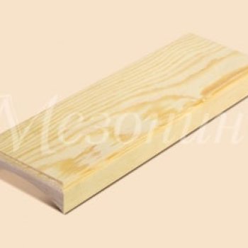 Накладка на бревно D240-260мм Классика Сосна 255х90х20мм (1)