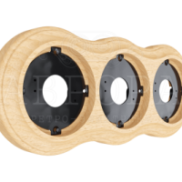 Рамка Аврора 3-ая бук натуральный ретро