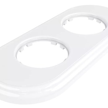 Рамка Лахта пластик 305x205x80мм белый 2-ая ретро