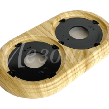 Рамка Усадьба пластик 163x92x14мм сосна 2-ая ретро