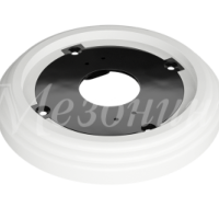 Рамка пластиковая Усадьба 1ОП D92x14мм белый