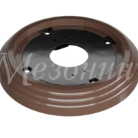 Рамка пластиковая Усадьба 1ОП D92x14мм какао