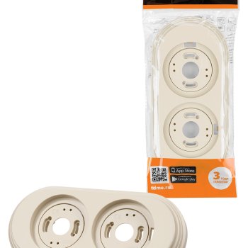 Рамка ретро 2-я слоновая кость пластик TDM Виви (6/36)