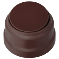 Выключатель Ретро 1кл шоколад (12)