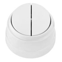 Выключатель Ретро 2кл белый (12)