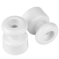 Изолятор ЮЛИГ.757522.014 (10 шт) белый Ретро (35)